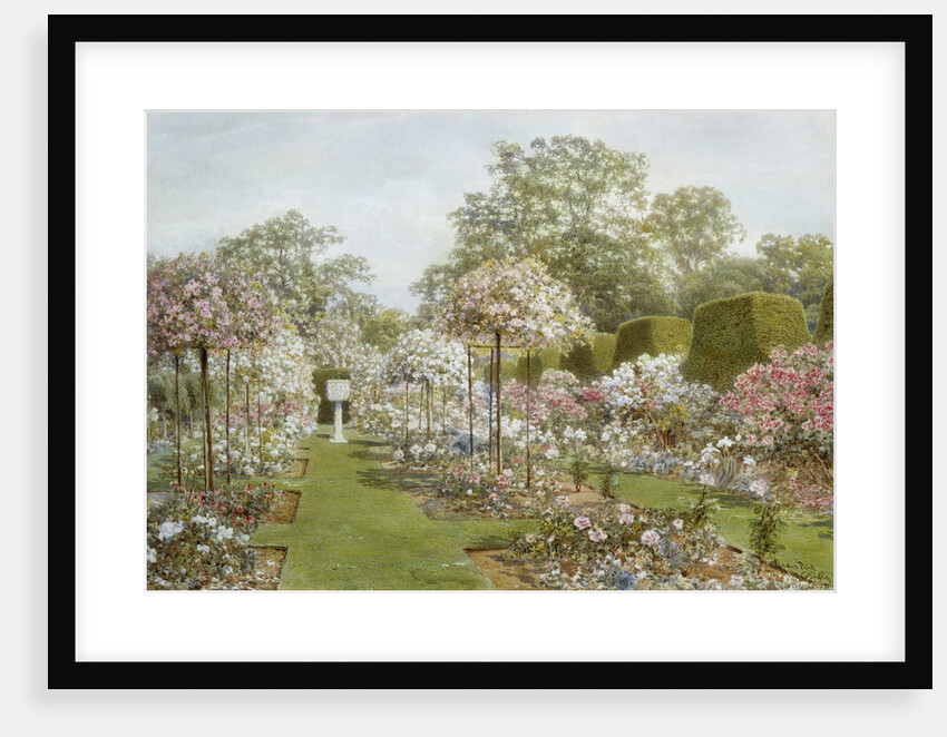 The Rose Garden, Clandon Park, Surrey, England by Thomas H. Hunn