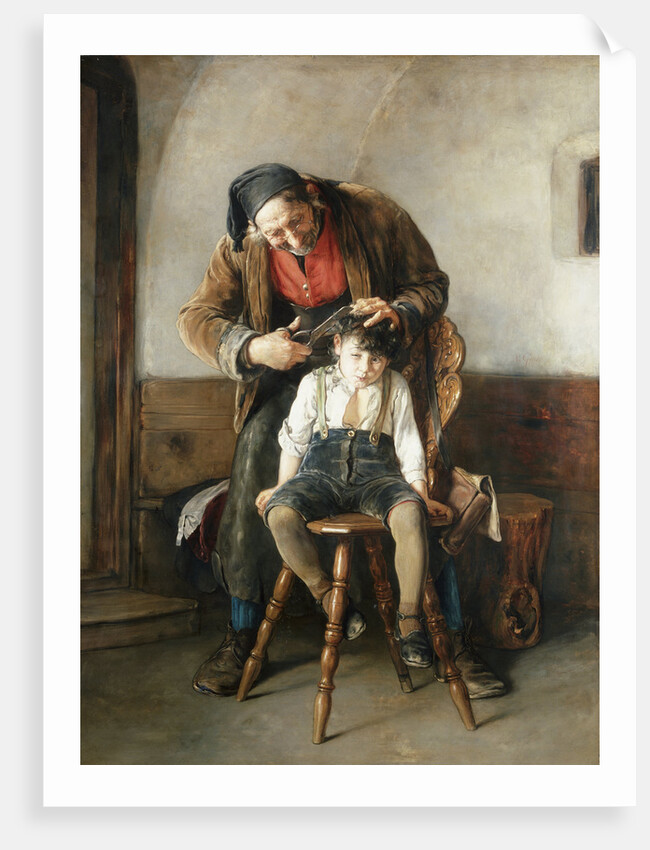 The Village Barber by Nicolaos Gysis