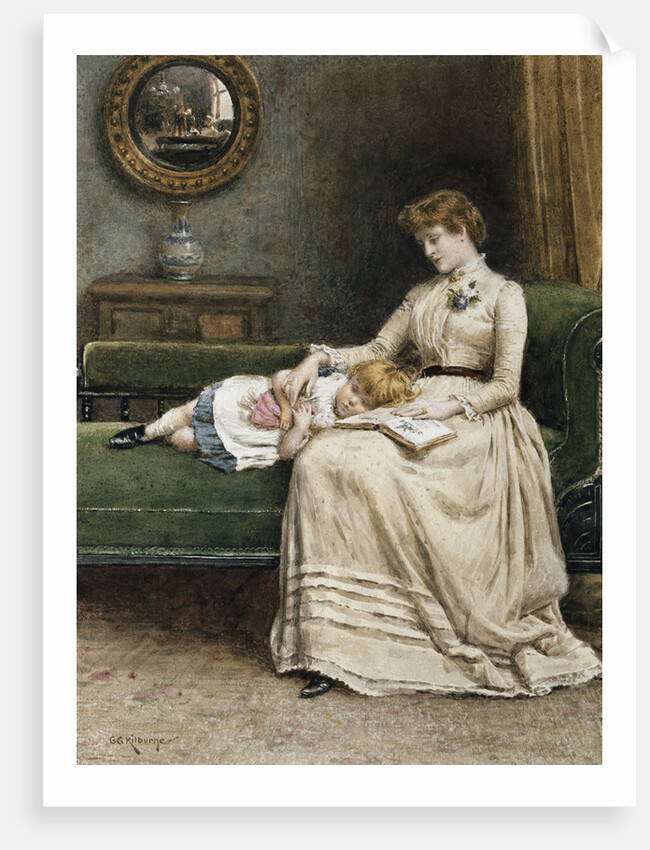 A Quiet Read by George Goodwin Kilburne