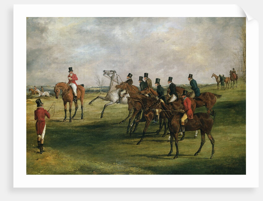 At the Start by Henry Thomas Alken