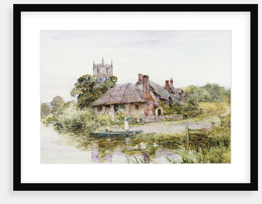 A Worcestershire Village by Henry John Yeend King