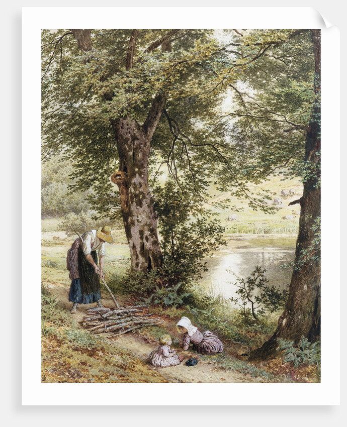 Gathering Fuel by Myles Birket Foster