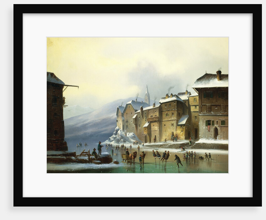 Skating Through the Town by Anton Eduard Doll