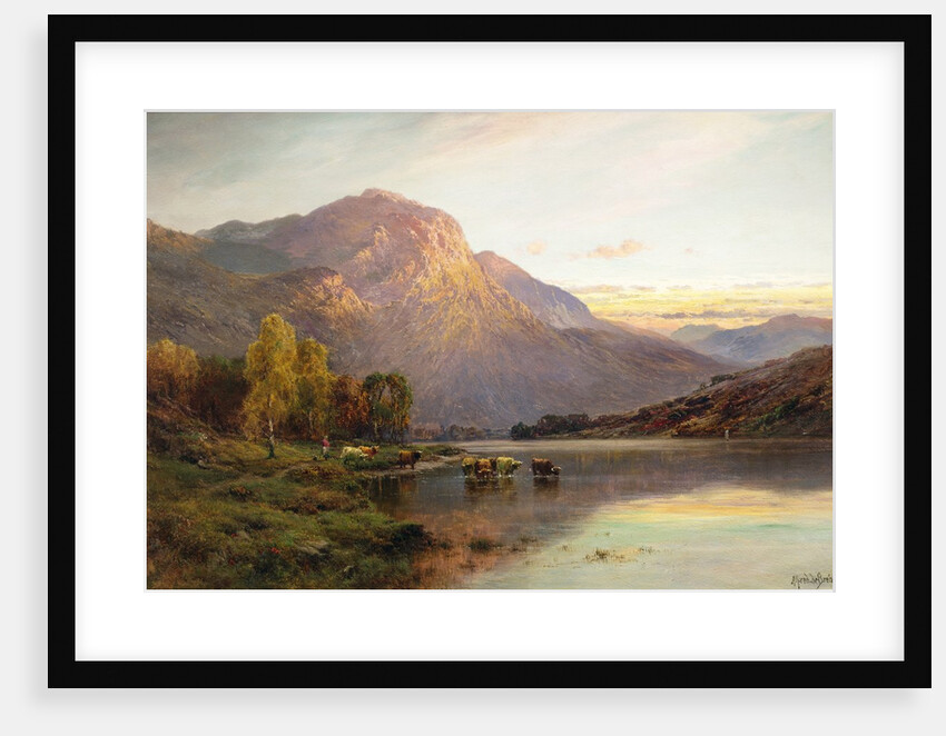 A View of Loch Lomond near Inversnaid, Scotland by Alfred de Breanski