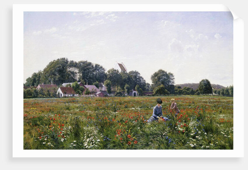 Gathering Wild Flowers by Johannes Boesen