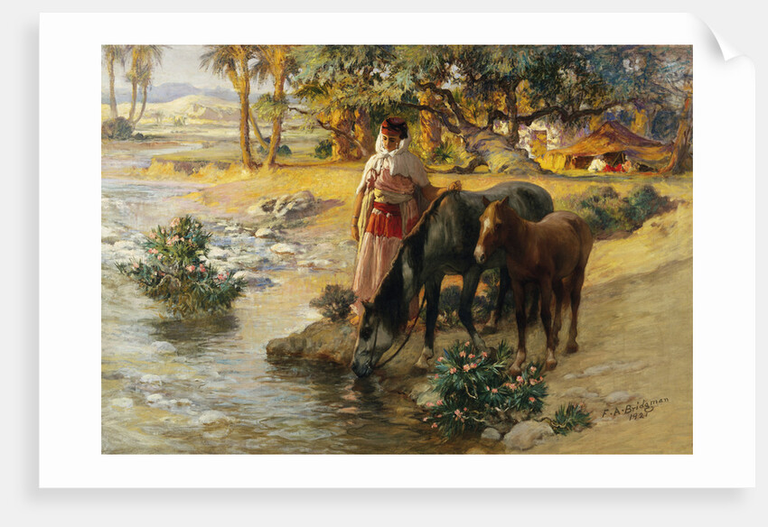 The Oasis by Frederik Arthur Bridgman