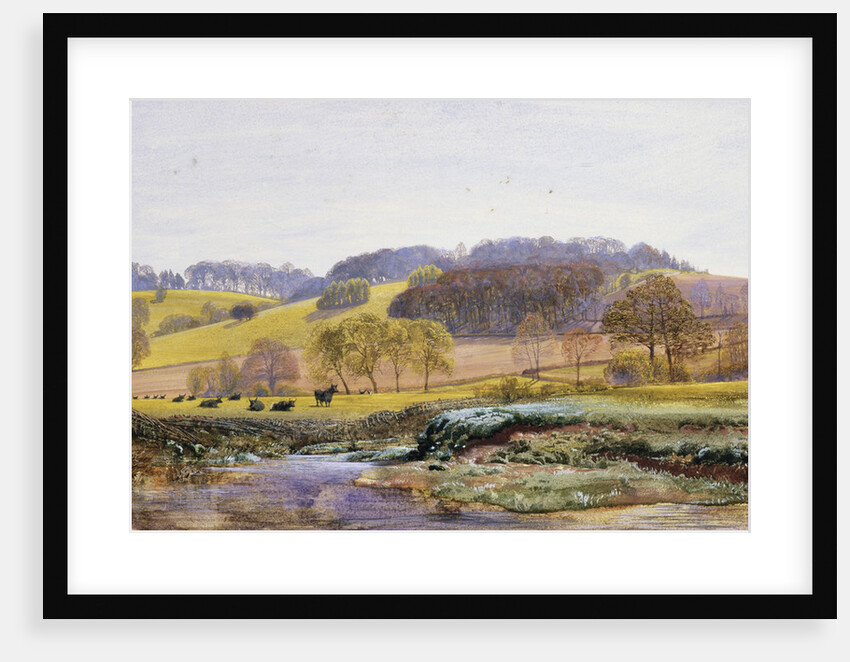 Springtime near Marden, Surrey, England by John Brett