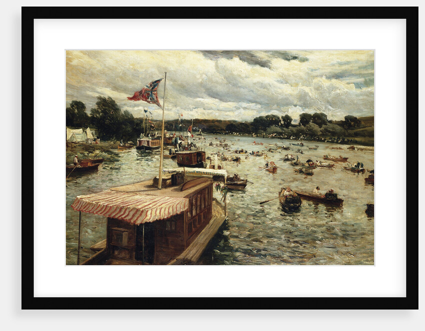 Henley Regatta, England by Alfred de Breanski