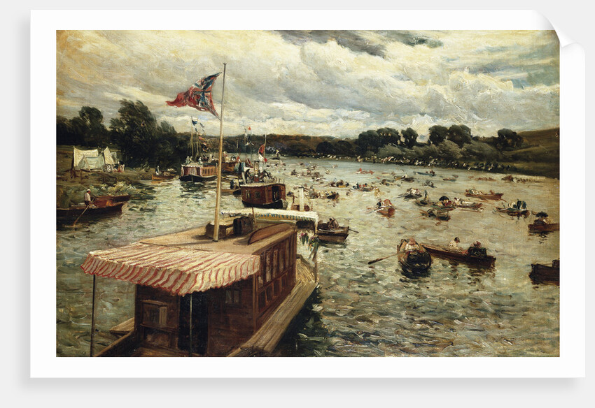 Henley Regatta, England by Alfred de Breanski