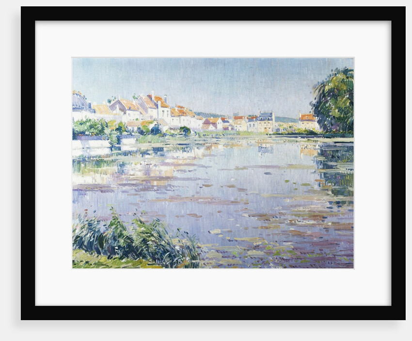 Houses on the Lake in Boitsfort by Paul Mathieu