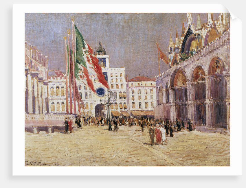 St. Mark's Square, Venice by Paul Mathieu