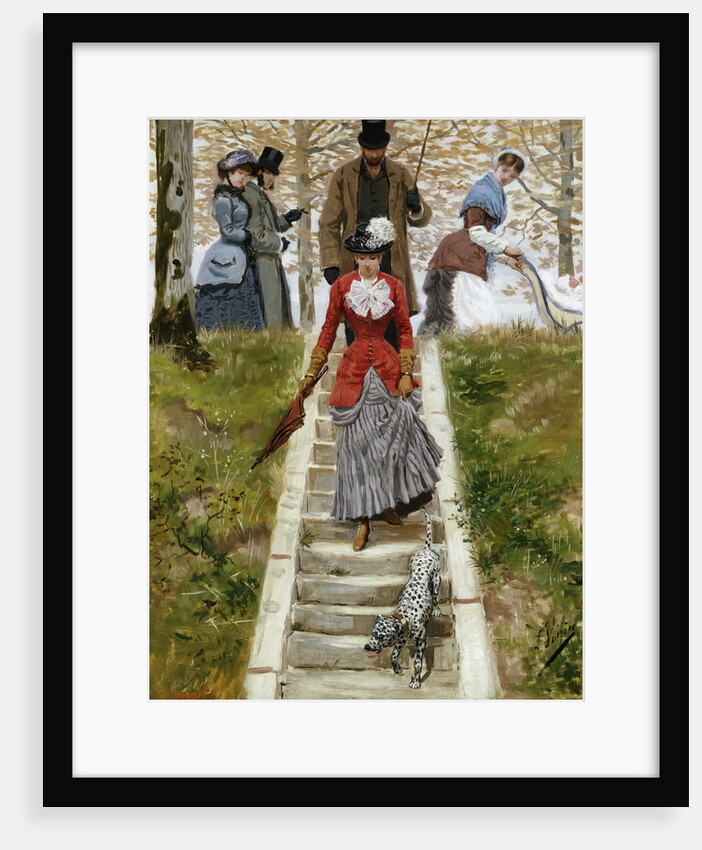 The Promenade by Leon Joseph Voirin