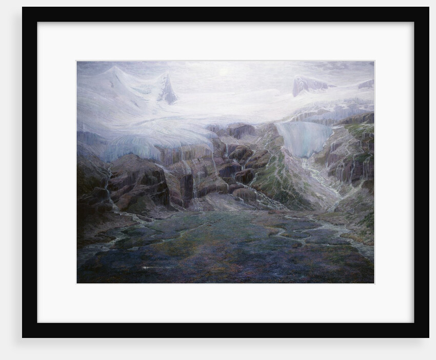 A Glacier in a High Valley by Emile Mediz-Pelikan