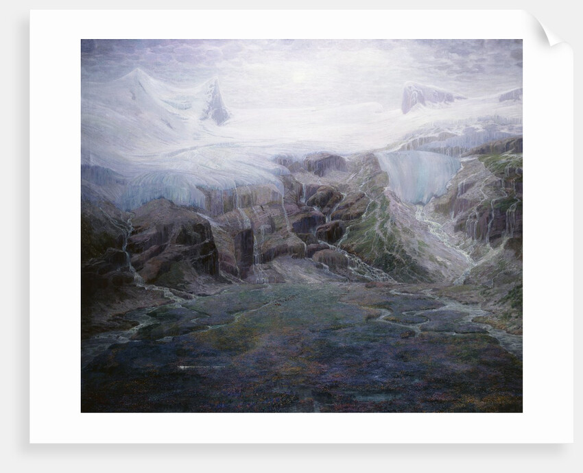 A Glacier in a High Valley by Emile Mediz-Pelikan