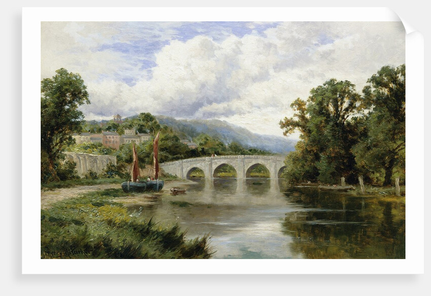 Richmond Bridge, England by Henry H. Parker