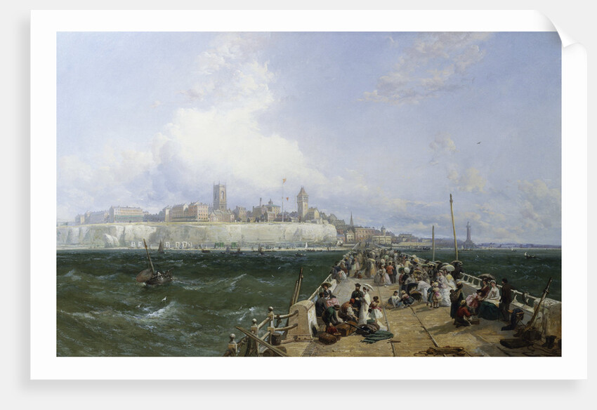 A View of Margate from the Pier by James Webb