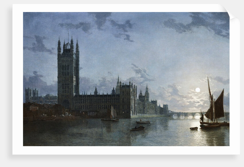 Westminster Abbey and the Houses of Parliament by Henry Pether