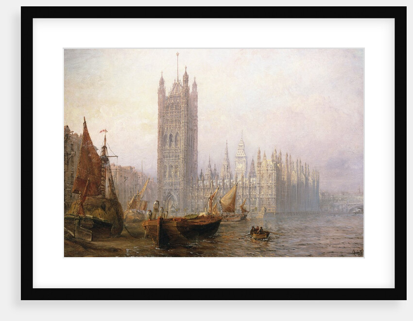 The Houses of Parliament, London by Claude Thomas Stanfield Moore