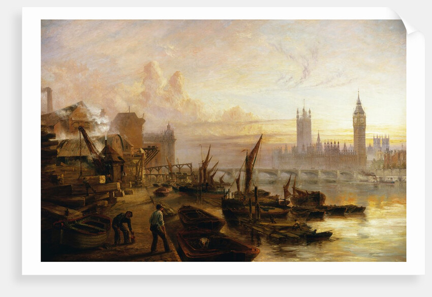 Westminster Bridge, London by Claude Thomas Stanfield Moore