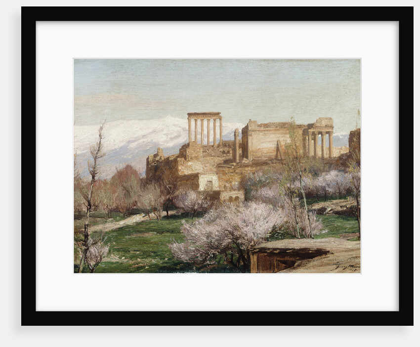 View of Baalbek, Lebanon by George Macco