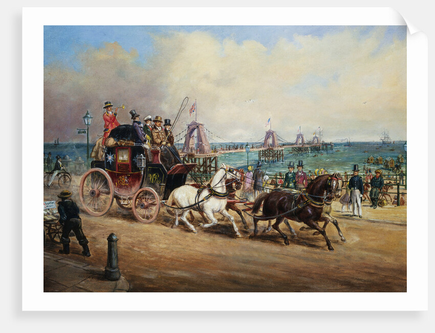 The Arrival of the Royal Mail, Brighton, England by John Charles Maggs