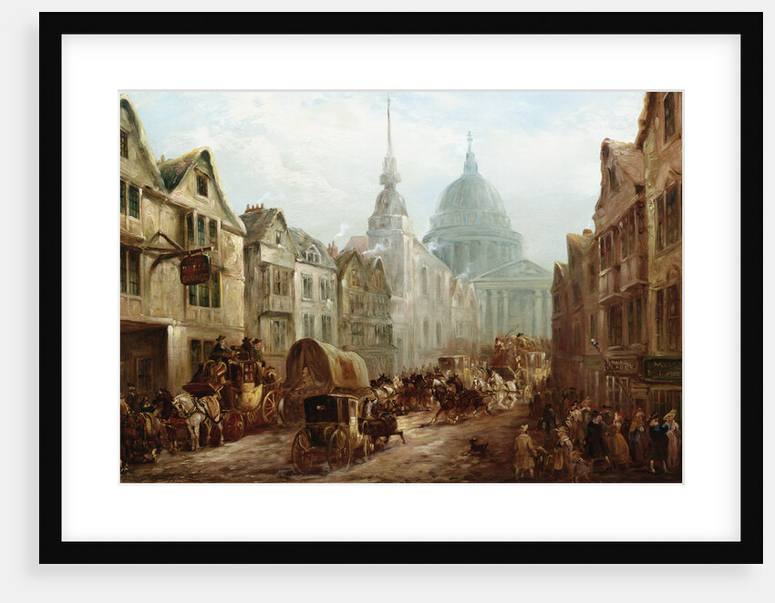 The Belle Savage Inn, Ludgate Hill, London by John Charles Maggs
