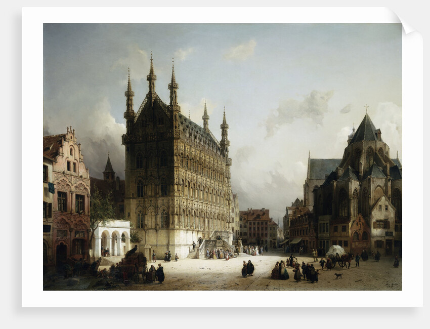 The Town Hall, Louvain, Belgium by Michael Neher