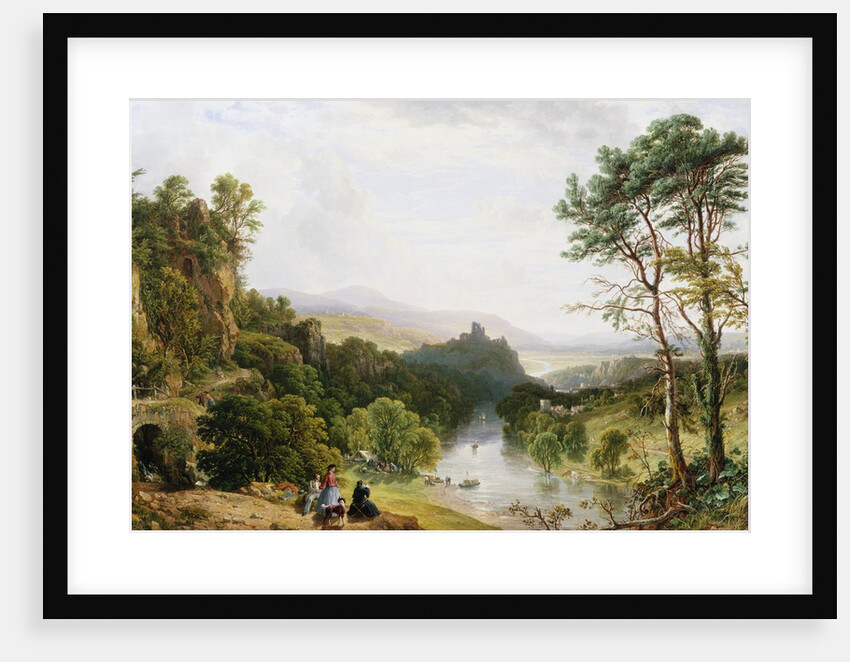 A View of the Wye River, South Wales by John F. Tennant