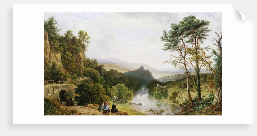 A View of the Wye River, South Wales by John F. Tennant