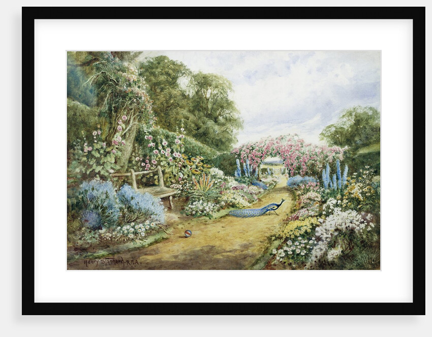 An English Country Garden by Henry Stannard