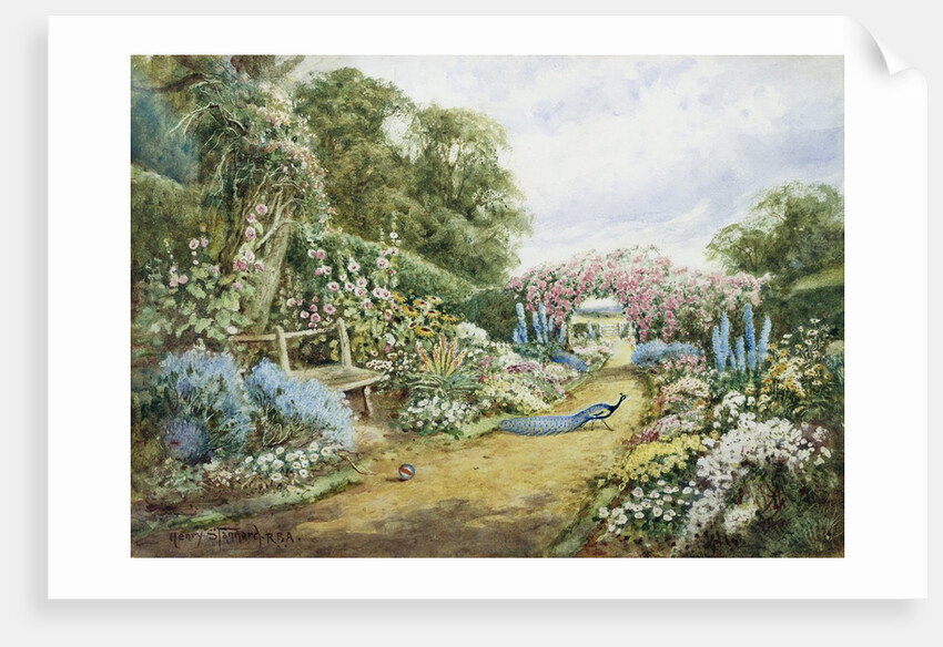 An English Country Garden by Henry Stannard