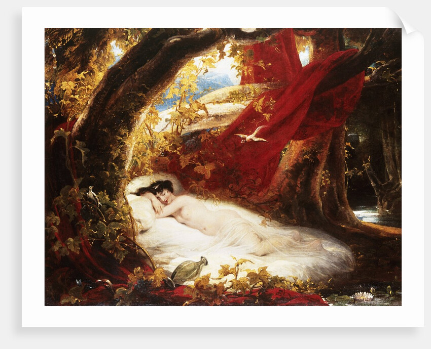 A Sleeping Beauty by Richard Westall