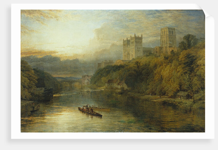 Durham Cathedral, England by Henry Dawson