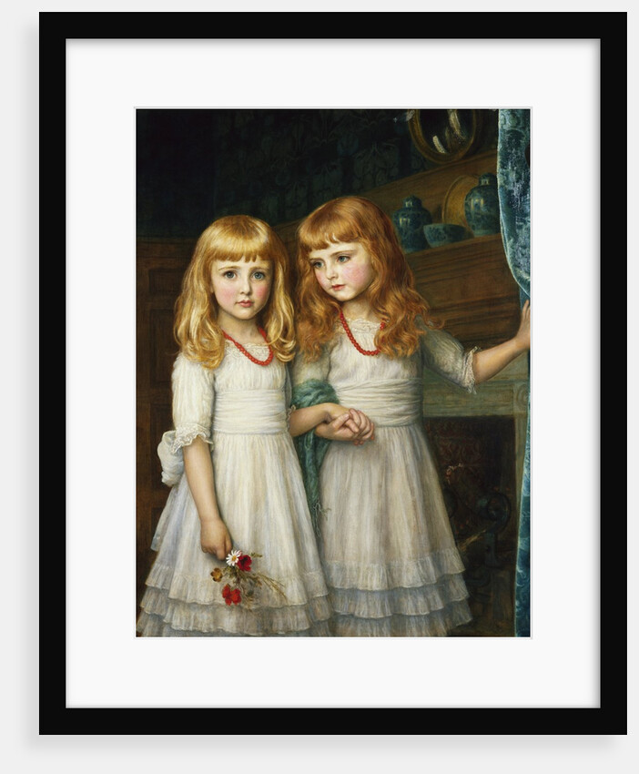 Marjory and Lettice Wormald by Arthur Hughes