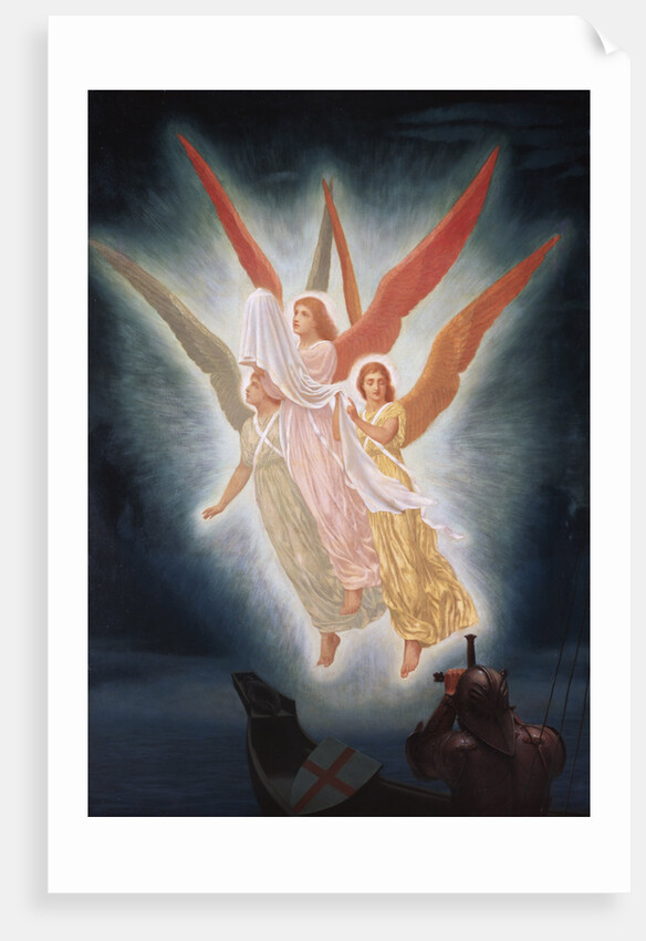 Lancelot's Vision of the Holy Grail by Frederick Hamilton Jackson