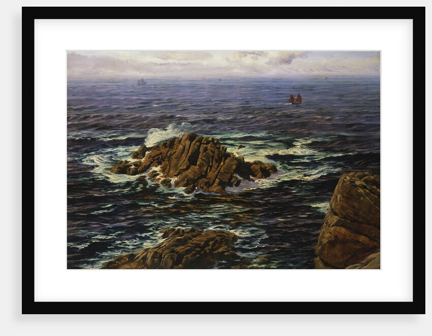 Land's End, Cornwall, England by John Brett