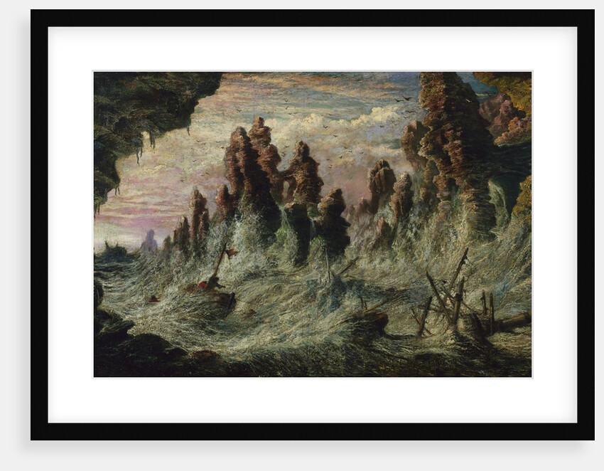 Shipwrecked Boats Battling the Storm by Gustave Dore