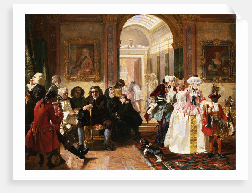 Dr. Johnson in the Ante-Room of the Lord Chesterfield Waiting for an Audience, 1748 by Edward Matthew Ward