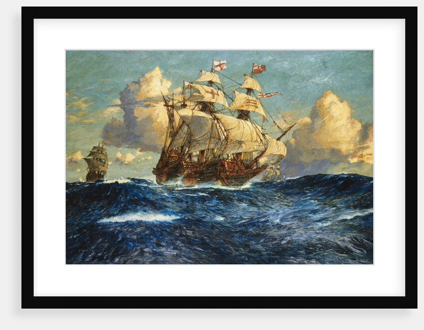 The English Fleet at Sea by Charles Dixon