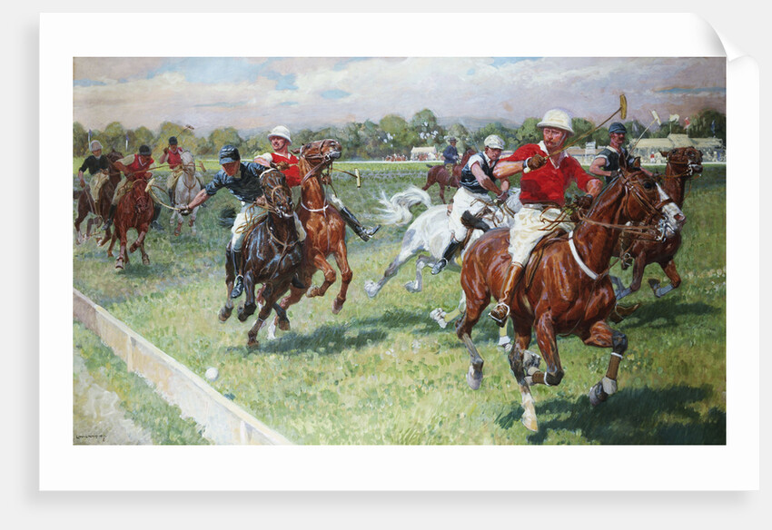 The Polo Game by Ludwig Koch