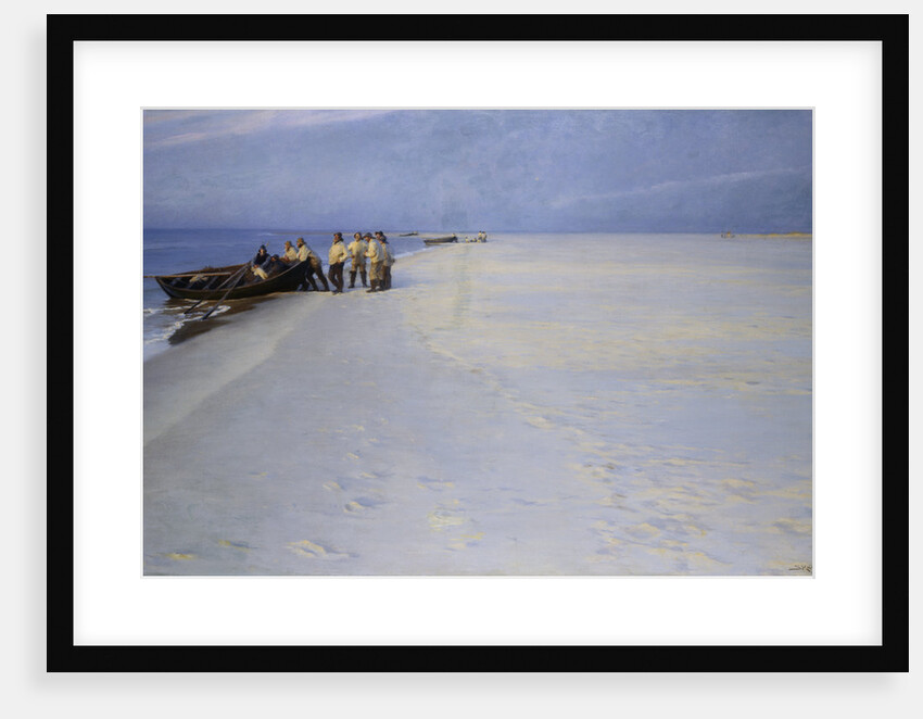 Fishermen on the Beach at Skagen, Denmark by Peder Severin Kroyer