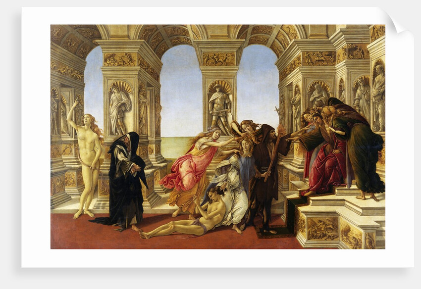 Calumny by Botticelli