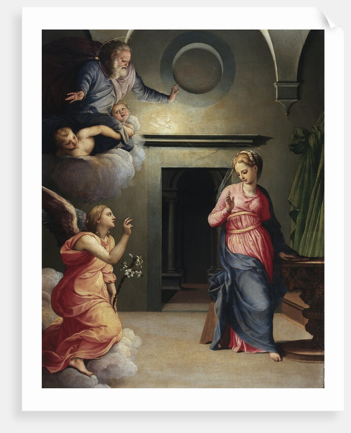 Annunciation by Giovanni Bizzelli