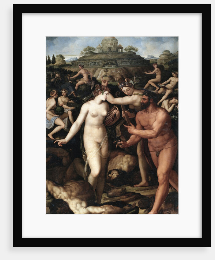 Hercules and the Muses by Alessandro Allori
