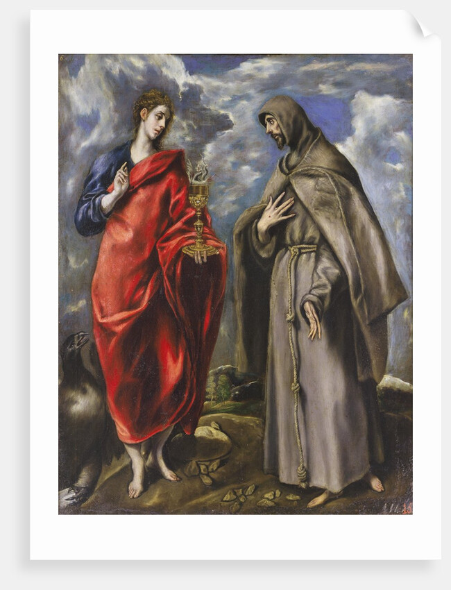 Saint John the Evangelist and Saint Francis by El Greco