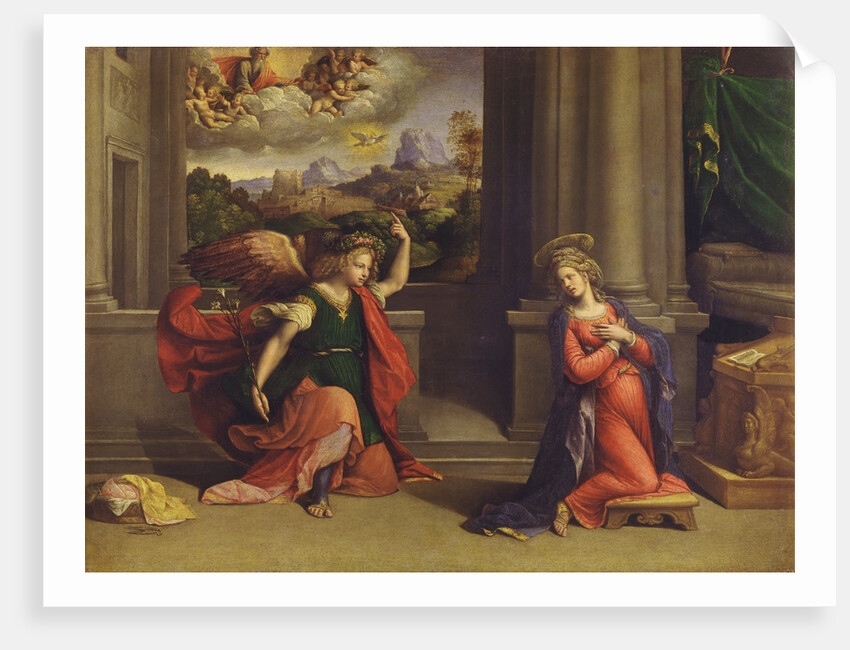 Annunciation by Benvenuto Tisi da Garofalo