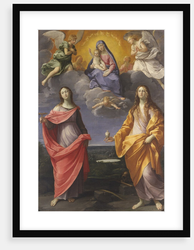 Madonna of the Snow with Saints Lucy and Mary Magdalen by Guido Reni