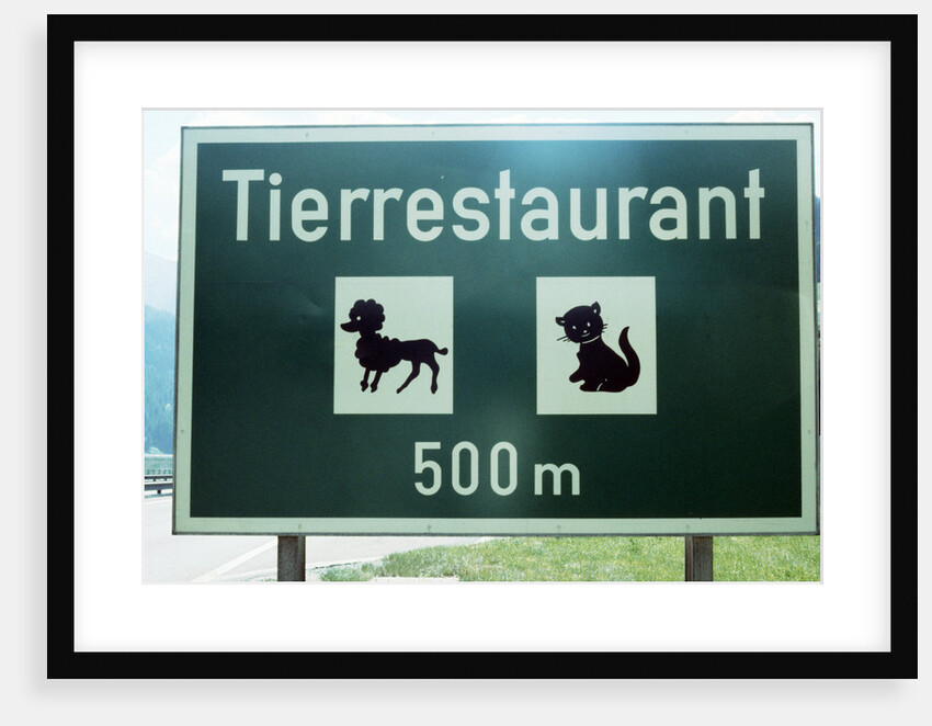 Pet Restaurant Ahead by Anonymous