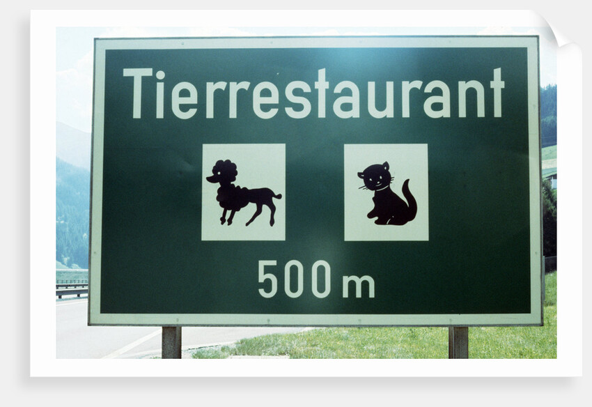 Pet Restaurant Ahead by Anonymous