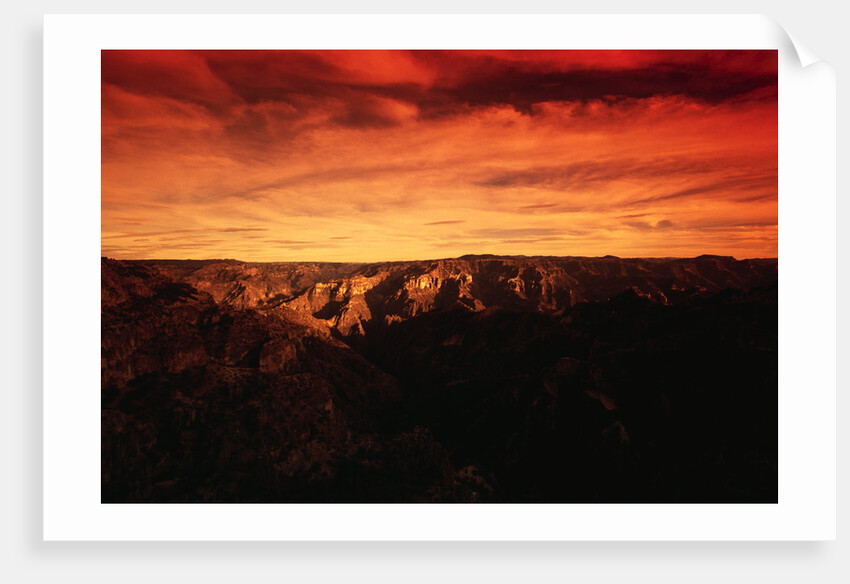 Copper Canyon at Sunset by Anonymous